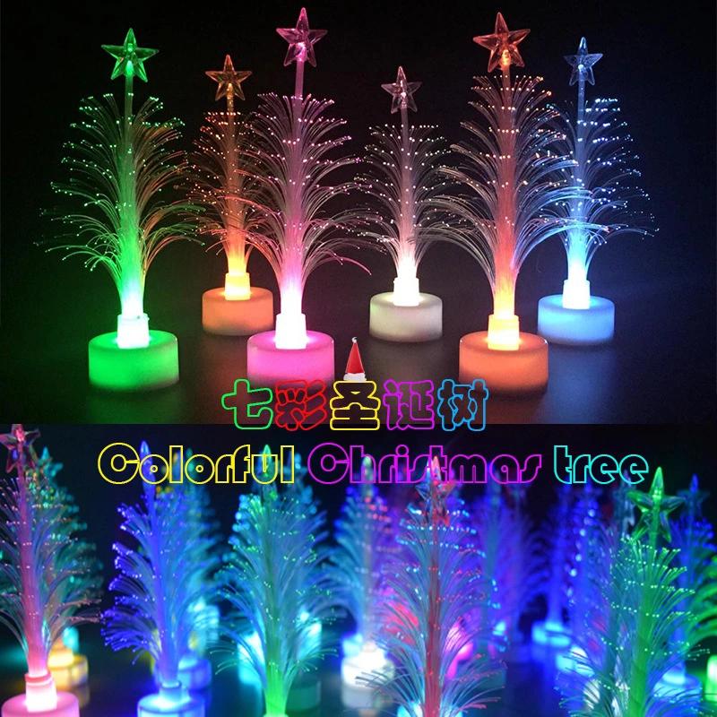 Mini Christmas Tree Tea Light LED Glow Christmas Tree Gifts Christmas Ornament