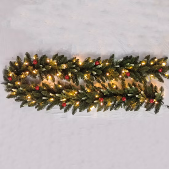 Fita Pequena Fruta Vermelha PE Guirlanda de Natal