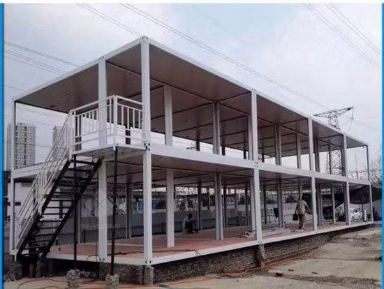 Casas planas de montagem rápida portáteis pré-fabricadas pré-fabricadas